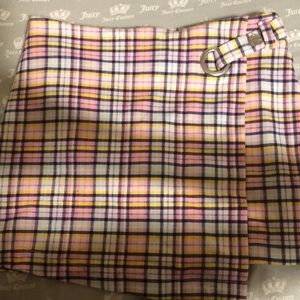 Plaid pastel yellow,pink,blue skirt !